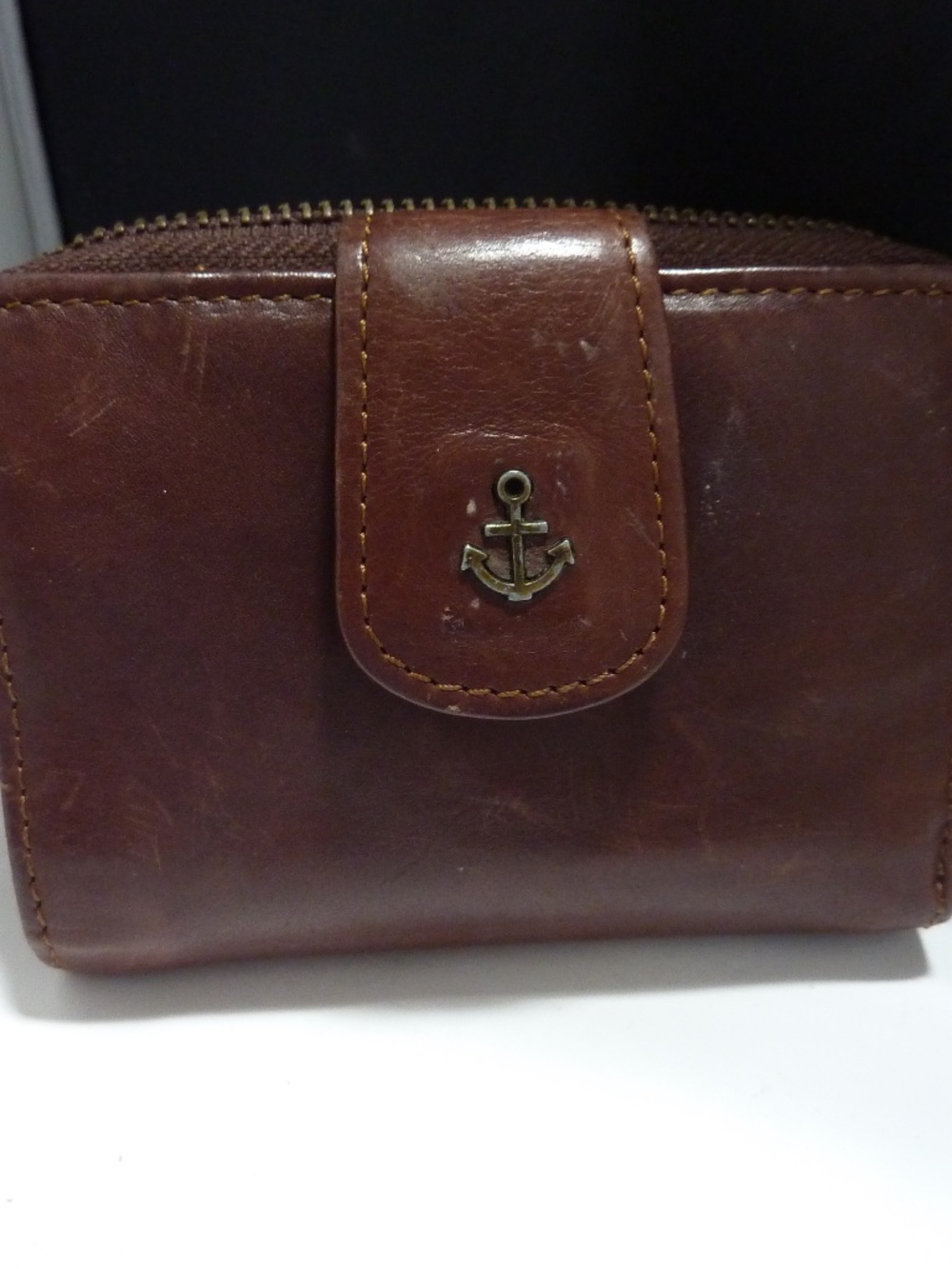 Harbour 2nd Isidora Brown  Leather Wallet Brown Bifold Card Slots RFID Soft